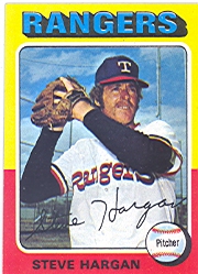1975 Topps Mini Baseball Cards      362     Steve Hargan